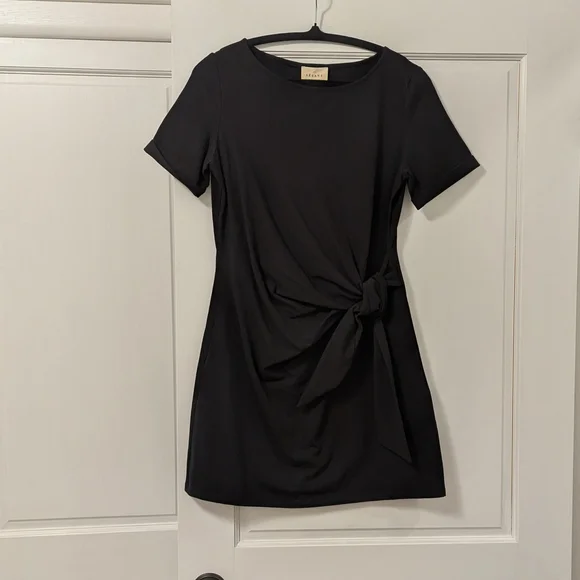 NWT Sézane Black Pippa Dress - Picture 3 of 6